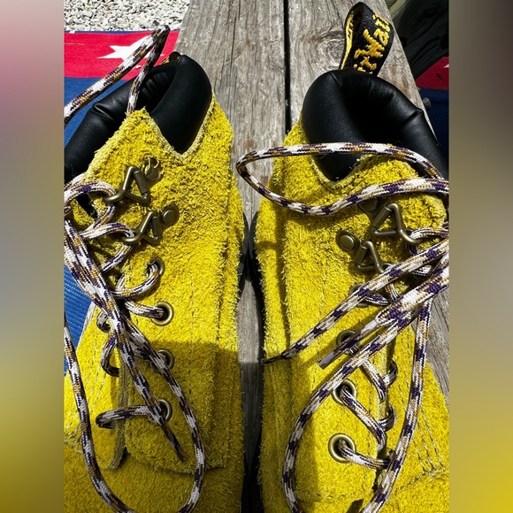 Dr. Martens 939 Ben Suede MOSS GREEN boots, size W7/M6. In excellent condition. - Picture 5 of 8